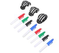 POPETPOP Kit D’Accessoires de Golf 11 Pcs pour Marquage Précis de Balles - Gabarits D’Alignement A Stylo Marqueur 4 Couleurs - Outil D’Entraînement Essentiel pour Golfeurs Débutants et