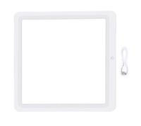 POPETPOP Kit D’Éclairage Vidéo LED 30 CM Blanc Froid - Panneau Lumineux Tactile sans Ombre pour Photographie et Streaming - Lampe LED Professionnelle pour Enregistrement Vidéo et Photos