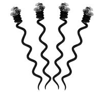 POPETPOP Kit de 4 Spirales Métalliques de Remplacement Couleur Noir Accessoires de Réparation pour Ouvre-bouteille Large Applicabilité pour Bière et Soda