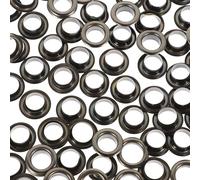 POPETPOP Kit de 50 Œillets Métalliques Double Face Couleur, Diamètre Intérieur 8 Mm, pour Cuir et Tissu, Outils de Fermeture Artisanale pour Chaussures, Vêtements et Ceintures, Adapté