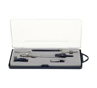 POPETPOP Kit de Boussole en Métal 6 Pièces pour Dessin Technique, Compas Métallique de Précision pour Étudiants, Outil de Dessin de Cercle Professionnel, Adapté à L’école Bureau
