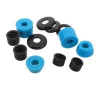 POPETPOP Kit de Coussins Amortisseurs en PU pour Skateboard et Longboard, Bagues de Trucks Anti-Vibration Absorption des Chocs, Ensemble Complet pour Contrôle Précis