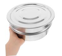 POPETPOP Kit de Culture Germoir Acier Inoxydable Empilable avec Couvercle pour Pousses de Haricot Brocoli Alfalfa Plateau Compact Rapide et Facile pour Maison et Usage Commercial