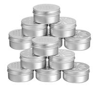 POPETPOP Kit de Dressage Olfactif Chiens Boîtes Métalliques Perforées 12 Pièces Supports Magnétiques 25X2 MM Aluminium Solide pour Entraînement la Maison