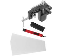 POPETPOP Kit de Remplacement de Grips de Golf 4 Pièces Portable Mini-Étau de Table Pince en Caoutchouc Adhésif Double-Face et Couteau à Crochet pour Entretien et Regrippage des Clubs