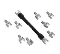 POPETPOP Kit de Réparation de Rayons Moto en Acier au Carbone Résistant ynamométrique pour Jantes et Roues de Vélo, Adapté à L'entretien Réglage Précis