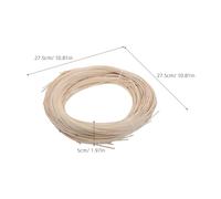 POPETPOP Kit de Réparation en Rotin Naturel 25 MM 250 G Bobine de Rotin Tressé Vannerie Soi-Même Réparation de Chaises de Jardin et Canapés de Terrasse