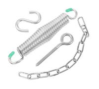 POPETPOP Kit de Ressorts pour Hamac Galvanisé Accessoire de Suspension Rotatif pour Chaise Hamac Ensemble de Fixation pour Balançoires Extérieures
