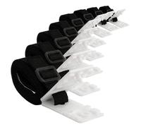 POPETPOP Kit de Sangles de Serrage Robuste pour Piscine avec Corde et Fixation Élastique Accessoire pour Couverture Solaire Enterrée et Sécurisé