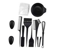 POPETPOP Kit De Teinture Cheveux Professionnel 12 Pièces Bol Mélangeur Brosse Rigide Ensemble Outils Coloration Salon Utilisation Maison Spa