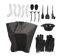 POPETPOP Kit De Teinture Pour Cheveux 9 Pièces Professionnel Ensemble Complet Outils De Coloration Capillaire Brosses Et Peignes Pour Salon Et Usage Domestique