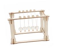 POPETPOP Kit DIY Newton's Cradle Scientifique Boules Oscillantes pour Bureau Décoration Physique Experimentale