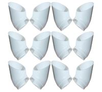 POPETPOP Kit Hydroponique 12pcs Pots à Gobelets en Filet en Plastique Blanc, Système de Culture Hydroponique Polyvalent pour Légumes et Plantes en Milieu Urbain