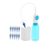 POPETPOP Kit Manuel de Nettoyage Oreilles avec Irrigation Douce Outil Portable pour Élimination Cire Auriculaire Soulagement Pression Auriculaire Usage Domestique Sécurisé et Facile