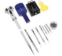 POPETPOP Kit Outils Horloger 31 Pièces pour Montre Outil de Suppression des Liens, Accessoires en Acier Inoxydable et Plastique, Facile à Utiliser pour Réparation de Bracelet