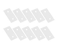 POPETPOP Lames de Rechange Algues Grattoir pour Aquarium en Acier Inoxydable Rasoir de Nettoyage dAquarium pour Réservoir de Poissons Aquarium en Verre 10 Pièces