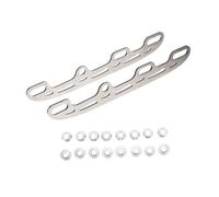 POPETPOP Lames de Remplacement Métal Inoxydable pour Patins à roulettes Durables et Résistantes Compatibles Patinage Artistique et Hockey Set avec Embouts