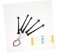 POPETPOP Lampadaire Modèle Miniature LED pour Aménagement Paysager Décoration Jardin et Maquette Lampadaires avec Résistances Luminaire Pot Light pour Scènes Miniatures