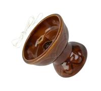 POPETPOP Lampe à Huile Coupe-Vent en Céramique avec Mèche Décoration Temple Culte Familial Lanterne à Pétrole pour Salon Éclairage d'urgence Intérieur