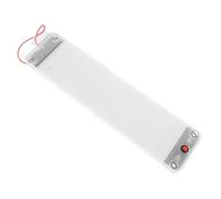 POPETPOP Lampe Intérieure de Voiture à LED 108 Puces 24v, Blanc | Plafonnier de Toit à Quatre Rangées, Acrylique et Acier Inoxydable, Usage Bus et Van