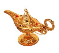 POPETPOP Lampe Rétro Dorée Décorative Accessoire de Fête Enfantine Élégante Décoration de Table pour Ambiance Conte Oriental