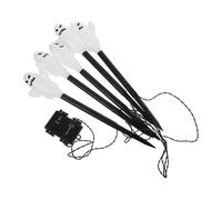 POPETPOP Lampe Solaire Halloween LED Fantômes Étanche pour Jardin Extérieur Balise de Chemin Lumineuse avec Piquet Cour Pelouse Facile à Installer et Réutilisable
