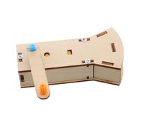 POPETPOP Lampe Torche Manivelle DIY Portable Petite Lampe de Poche à Main pour Éclairage Urgence Apprentissage Scolaire Camping et Activités Extérieures