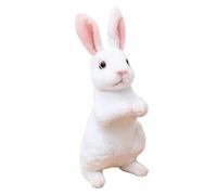 POPETPOP Lapin en Peluche Confortable Grand Modèle Jouet Décoratif Garçon et Filles Animal en Peluche Doux Fournitures pour Garçon et Filles Jouet Lavable à la Maison pour Bébé