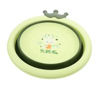 POPETPOP Lavabo Pliable Bébé Multifonction, Bassine Portable en Matériau Sûr, Petite Taille Compacte, pour Visage et Pieds, Usage Domestique et Voyages, Déco Garçon Fille,