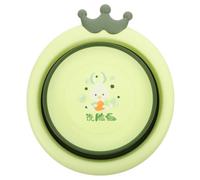 POPETPOP Lavabo pour Bébé Pliable Multifonction, Bassine pour -né en Matériau Robuste, Petit Récipient de Lavage Facile à Transporter, pour Salle de Bain et Voyage, Coloris Dessin Animé,