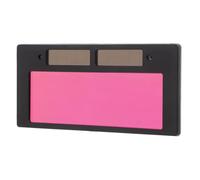 POPETPOP Lentille de Remplacement pour Casque de Soudage à Filtre Solaire LCD, Panneau Plastique Solide 108X50 MM, pour Lunettes de Soudage en Atelier