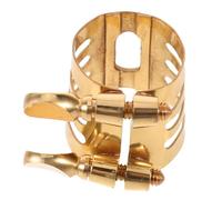 POPETPOP Ligature Robuste Métal Clip en Saxophone pour Soprano Doré Protection, Accessoire pour Instruments de Musique à Vent