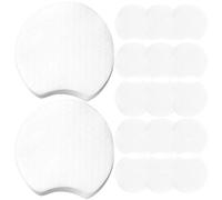 POPETPOP Lingettes Démaquillantes Épaisses à Texture Perlée Demi-Lune Ouverture 2400 Pièces Jetables Douces Yeux Visage pour Nettoyage et Soin en Voyage