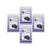 POPETPOP Lingettes Nettoyantes Sèches Double Face pour Lentilles et Écrans 15X10 CM Papier de Nettoyage Jetable 200 Feuilles Adaptées pour Microscope Appareil Photo et Lunettes Usage