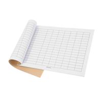 POPETPOP Livre de Comptes Vierge à Grille Double Face Format Paysage, Registre de Comptabilité pour Gestion des Stocks, Carnet Professionnel pour Suivi des Dépenses et Recettes, Usage