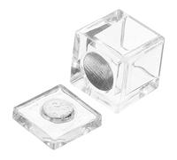 POPETPOP Loquet et Installation Facile Fixation Sécurisée Magnétique Adhésif en Acrylique Transparent pour Armoire pour Bureau et Maison