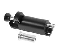 POPETPOP Loqueteau à Ressort de Zinc Targette Porte Extérieur Automatique pour Portes et Fenêtres Coulissantes Verrou à Bouton Poussoir Aux Chocs Ressort Épais et Rebond Automatique