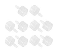 POPETPOP Lot de 10 Adaptateurs Luer Lock Mâles en Pp pour Tuyaux à Barbes, Compatibilité Polyvalente et Débit Optimisé, pour Irrigation Domestique et Transfert de Fluides