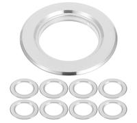 POPETPOP Lot de 10 Anneaux de Protection en Acier Inoxydable 65 MM pour Nichoirs de Perroquets Anneaux Anti-Morsure Résistants et Faciles à Accessoires pour Cages D’Élevage
