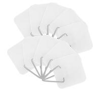 POPETPOP Lot de 10 Crochets Adhésifs en Plastique pour Accrocher Cadres Photo et Plaques Murales, Design sans Perçage, Fixation Sécurisée pour Décoration Murale Élégante