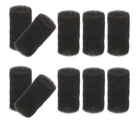 POPETPOP Lot de 10 Éponges de Préfiltration Universelles pour Filtre de Bassin Grandes Tailles Mousse à Maillage Fin Adaptées à L’Aquarium et Pompe Extérieure Protection Débris et