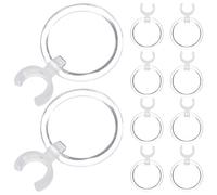 POPETPOP Lot de 10 Loupes à Clip en Plastique pour Stylo Perceuse de Peinture Diamant, Accessoires pour Loisirs Créatifs et Nail Art, Outil Pratique pour Broderie et Dessin de Diamant