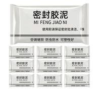 POPETPOP Lot de 10 Mastic D’étanchéité Argile Imperméable 30g, Pâte Scellant Polyvalente pour Réparation Murale et Joints de Drainage, Boue D’étanchéité Résistante à L’eau pour Usage