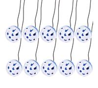 POPETPOP Lot de 10 Petites Clochettes à Ventouse pour Animaux de Compagnie, pour Chat et Hamster, Coloris Aléatoire, Interactif Stimulant L’Intelligence, Fixation sur Couleur Aléatoire