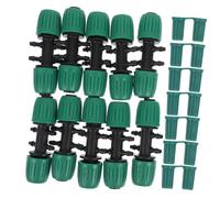 POPETPOP Lot de 10 Raccords Rapides pour Tuyaux PE 13 Mm/4 Mm vers Adaptateur Six Voies Diamètre Variable 47, Connecteur à Écrou De Blocage, Accessoires D’arrosage pour Jardin Et Agriculture