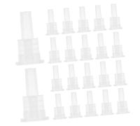 POPETPOP Lot de 100 Bouchons Intérieurs Aluminium 18 Dents pour Flacons Huiles Essentielles 5-100 Ml Étanchéité Compte-gouttes Usage Personnel et Création DIY