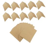 POPETPOP Lot de 100 Cartes de Vœux Kraft Rétro en Papier Kraft, Cartes à Peindre et Imprimer, pour Célébrations et Shower, Format Vintage Plié