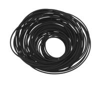 POPETPOP Lot de 100 Courroies d'Entraînement en Caoutchouc Carré Diamètre 25-70 MM pour Magnétoscopes Lecteurs Cassette et Dvd Remplacement Silencieux et Résistant Accessoires pour