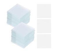 POPETPOP Lot de 100 Lamelles en Verre 20X20Mm pour Microscope Couverture Transparente, pour Examens Microscopiques en Laboratoire