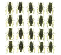 POPETPOP Lot de 100 Leurres De Pêche Artificiels : Appâts en Plastique Souple pour Insectes, pour Lacs Et ; Leurres Artificiels Réalistes pour Une Meilleure Morsure des Poissons.